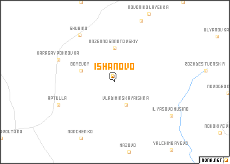 map of Ishanovo