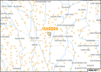 map of Isḩāqah