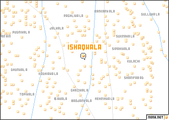 map of Ishāqwāla