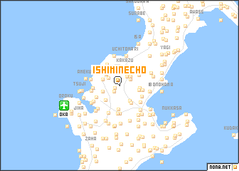 map of Ishiminechō