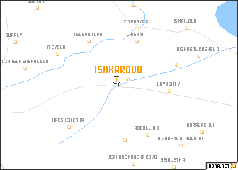 map of Ishkarovo