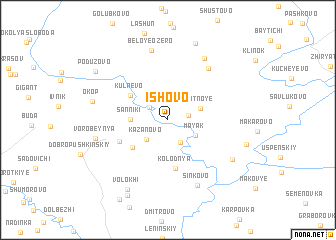 map of Ishovo