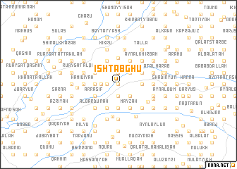 map of Ishtabghū