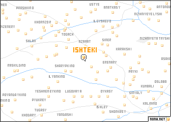map of Ishteki