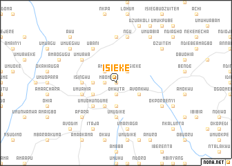 map of Isieke