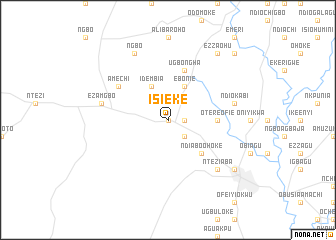 map of Isieke