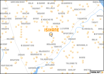 map of Isihane