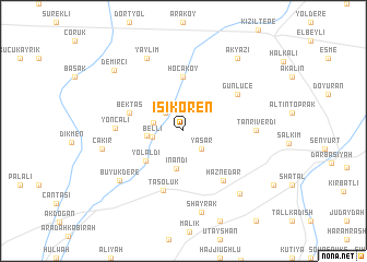 map of Işıkören
