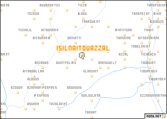 map of Isil nʼAït Ou Azzal