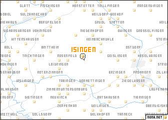 map of Isingen