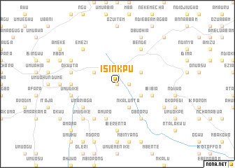 map of Isinkpu