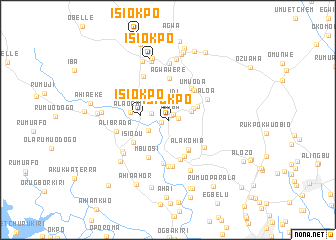 map of Isiokpo