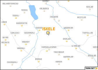 map of İskele