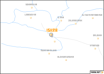 map of Iskra