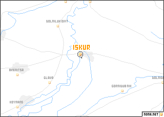map of Iskŭr