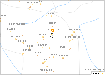 map of Īsk