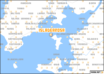 map of Isla de Arosa