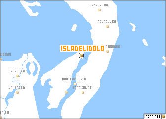 map of Isla del Ídolo