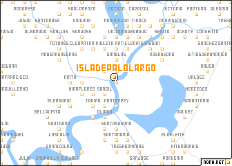 map of Isla de Palo Largo