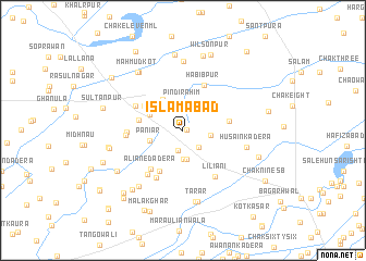 map of Islāmābād