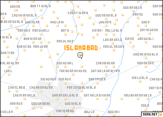 map of Islāmābād