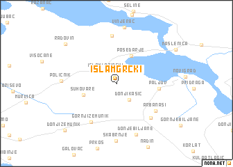 map of Islam Grčki