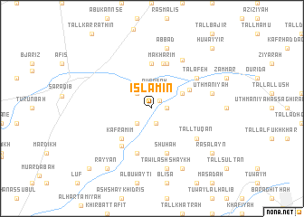 map of Islāmīn