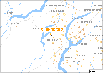 map of Islāmnagor