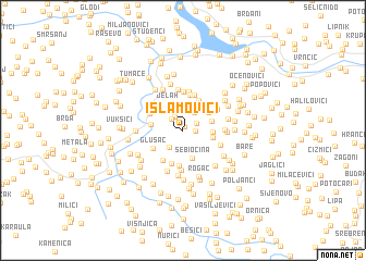 map of Islamovići