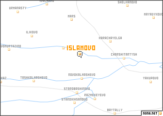 map of Islamovo