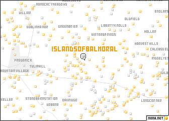 map of Islands of Balmoral