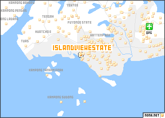 map of Island View Estate