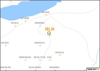 map of İslik
