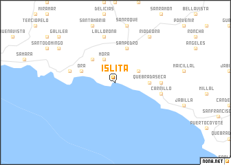 map of Islita