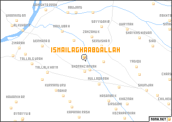 map of Ismā‘īl Aghā ‘Abd Allāh
