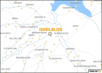 map of Ismā‘īl al ‘Iss