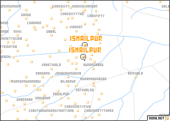 map of Ismāīlpur