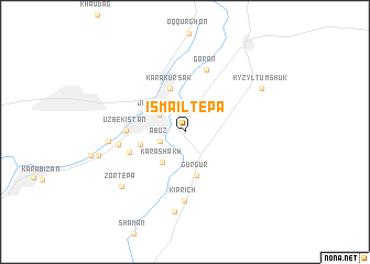 map of Ismailtepa