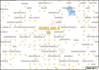 map of Ismāīlwāla