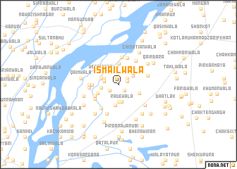 map of Ismāīlwāla