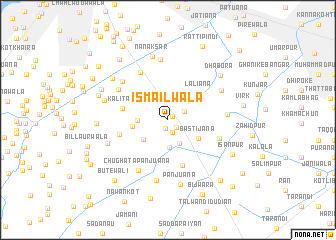 map of Ismāilwāla