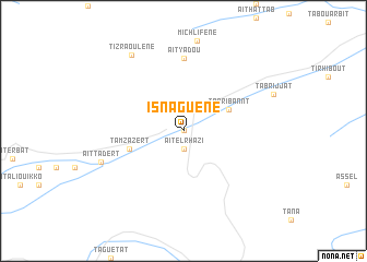 map of Isnaguene
