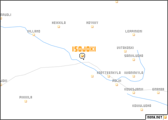 map of Isojoki