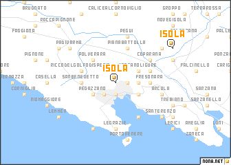 map of Isola