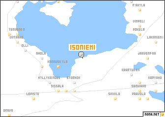 map of Isoniemi