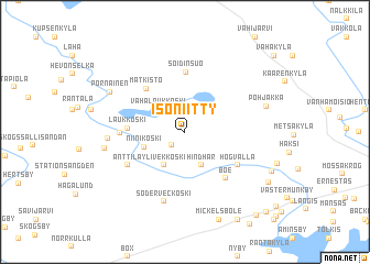 map of Isoniitty