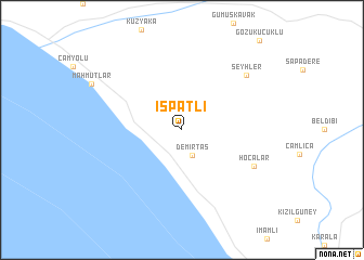 map of İspatlı