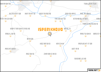 map of Isperikhovo