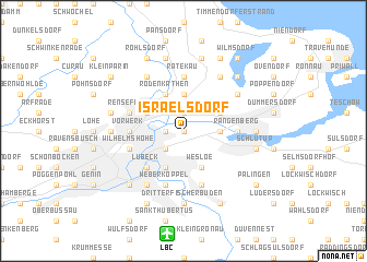 map of Israelsdorf
