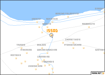 map of Issad